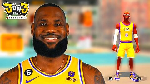 3ON3 FREESTYLE LEBRON JAMES OUTFIT CREATION!