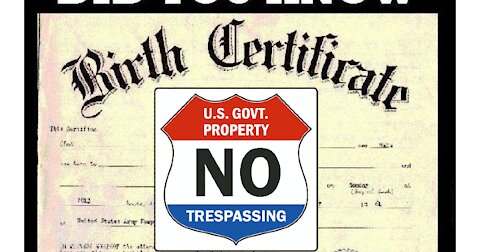 Cestui Que Vie Act 1666 aka Birth Certificate