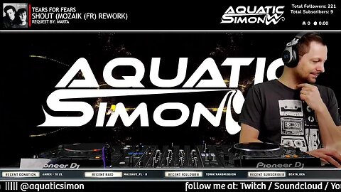 Aquatic Simon LIVE - Trance Fans Requests - 124 - 26/01/2022