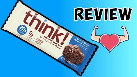 Think! Protein Bar review Brownie Crunch