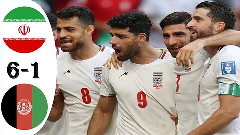 Iran 6-1 Afghanistan Highlights Goals - CAFA Nations Cup 2023