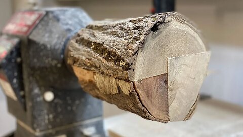 Wood turning - Impossible log 2 (super fast edit )