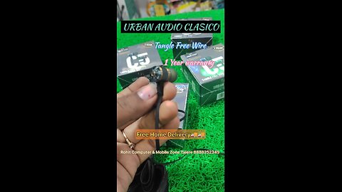 Urban Audio Clasico Earphone 😍🔥 1 Year Warranty 😍😍 Free Home Delivery 🚚🚚
