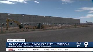 Amazon building 270K square foot facility in Tucson, will hire hundreds