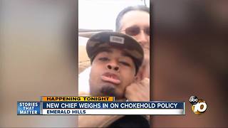 SDPD Chief weighs in on chokehold policy