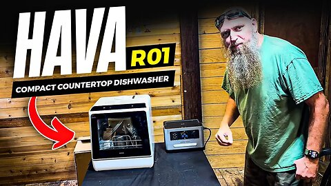 HAVA R01 Compact Countertop Dishwasher