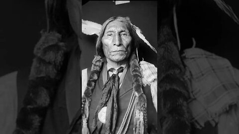 Wolf Robe ~ Ho'néhevotoomáhe ~ Southern Cheyenne Chief (1838 -1910) Benjamin Harrison Peace Medal