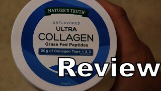 Natures Truth Hydrolyzed Collagen review and mixing test