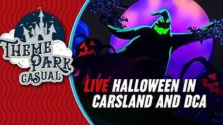 LIVE at Disneyland | Halloween at Carsland and DCA!