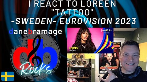 I react to Loreen "Tattoo" Official Music Video | Sweden 🇸🇪 EuroVision 2023 submission.