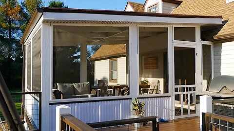 Build a Screen Porch on a Deck without Attaching to the House