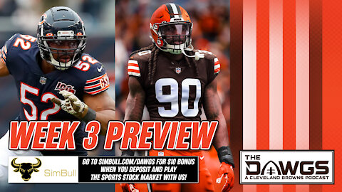 Week 3 Preview: Browns vs Bears + Pick 'Em