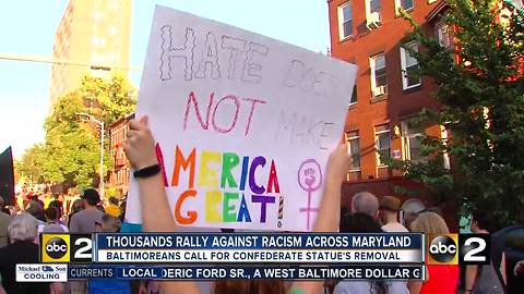 Baltimore stands in solidarity with Charlottesville