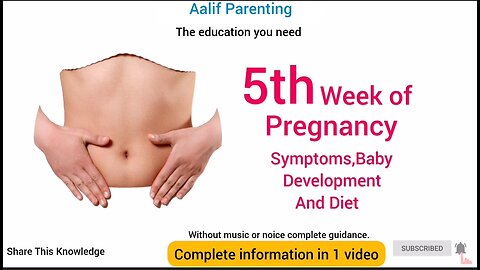 Fifth week of pregnancy. What to expect? Complete possible knowledge in 1 video #pregnant#pregnancy