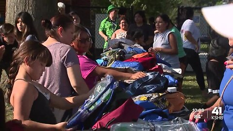 Students excited to return to school after receiving supplies at back-to-school event
