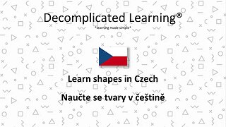 Learn shapes in Czech