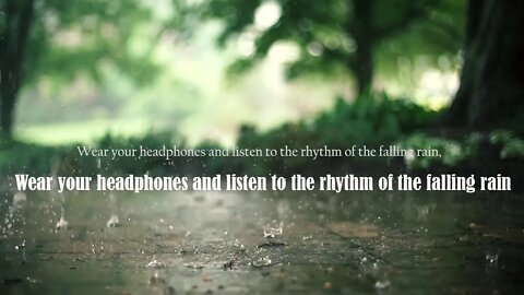 Nature Sounds Rain Sounds One Hour for Sleeping, Sleep Aid for Everybody