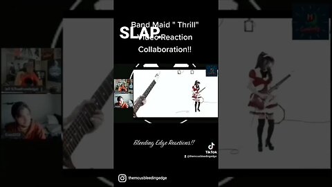Clip #17 of a Band Maid " Thrill" Video Reaction Collaboration Series! #bandmaidthrill #bandmaid