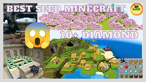 10+ diamond in your Village and best seed of Minecraft in Hindi, spawn in villages 05 #minecraft