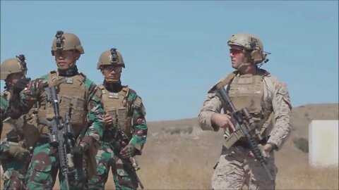 Recon Marines Train with Indonesian Marines