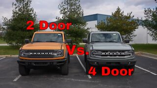 2021 Ford Bronco Badlands 2 Door Vs 2021 Ford Bronco Big Bend 4 Door, A Quick And Basic Comparison