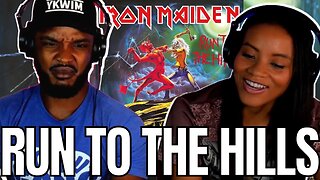 IRON MAIDEN 🎵 Run To The Hills Reaction