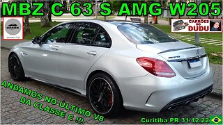 Mercedes Benz C63 S AMG 2016 4ª geração W205 Praça da Espanha CARRÕES DO DUDU @mauriciobogut3953