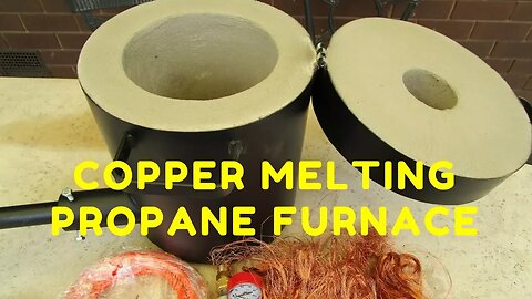 Copper Melting Furnace - Un-boxing the 10kg Propane Furnace