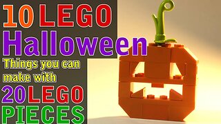 10 Halloween things you can make with 20 Lego pieces