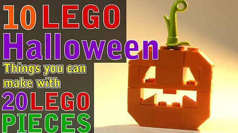 10 Halloween things you can make with 20 Lego pieces