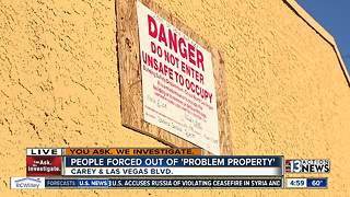 Dozens evicted from problem property in North Las Vegas