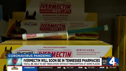 Ivermectin on its way to becoming available without prescription in Tennessee