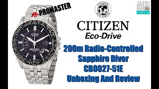 Stunner! | Citizen 200m Atomic Sapphire Diver CB0027-51E & CB0020-50E Unbox & Review