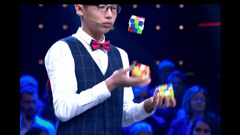 Juggling Rubik's Cubes
