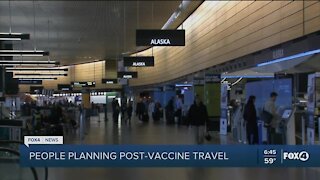 Post-vaccine travel surge