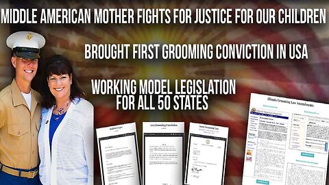 Michelle Peterson on grooming laws. Fighting for justice for our children. Pray!