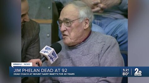 Mount St. Mary's Icon Jim Phelan Dead at 92