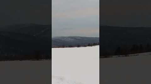 Beautiful Snowy Adirondack Mountains