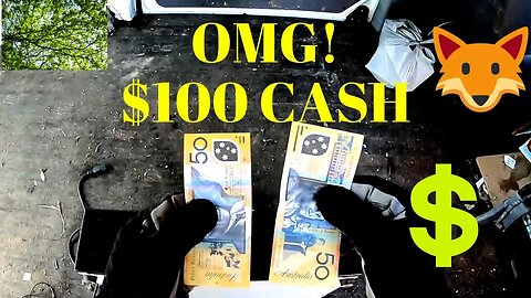 OMG! Cash in Trash! $100 on first pile, PC Scores, Curbside Street Scrap Picking