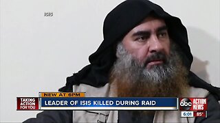 Trump confirms that ISIS leader al-Baghdadi killed in US military raid