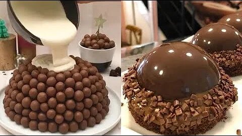 Chocolate Cake Decorating Tutorial | So Yummy Lava Chocolate cake | Easy Cake Decorating