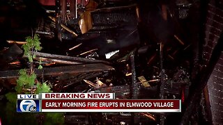 Early morning fire erupts in Buffalo's Elmwood Village