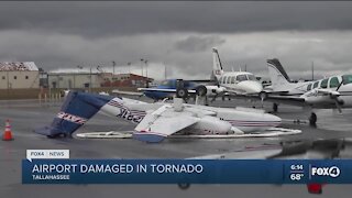 Tallahasee airport tornado damage
