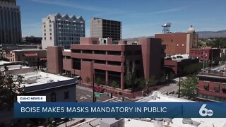 Boise mayor mandates face coverings