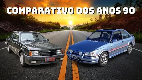 Comparativo dos anos 90: Chevrolet Monza 2.0 x Escort XR3 1.8