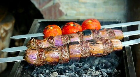 Patlican Kababi Turkish Eggplant Meat BBQ by International Cuisines
