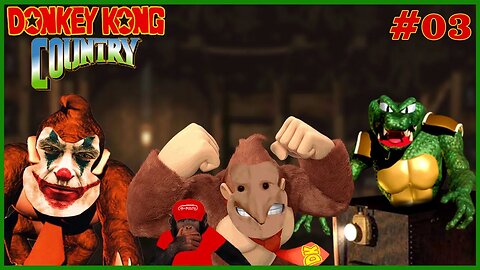 CORINGAMOS NO JOGO DO MACACO 🤡 - Donkey Kong Country #3