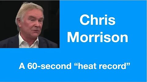 #65 Chris Morrison: A real journalist talks about the climate scam