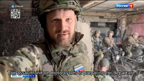 ⚡️🇷🇺Video of a Russian assault group from the 123rd Motorized Rifle Brigade's Zarya battalion