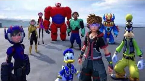 All Cutscenes Movie: Kingdom Hearts 3 and Big Hero 6 Combo!